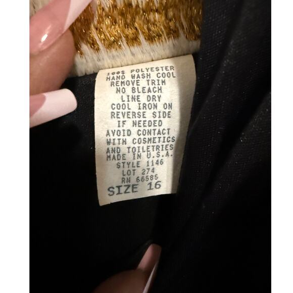 80’s Vintage Filigree LTD Collection Dress Women’s size 16 - Picture 11 of 12